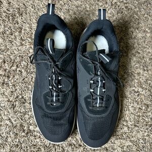 Cole Haan Black Low-Top Knit Lace-Up Sneakers lightweight Size 12M